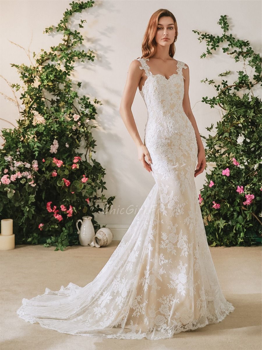 robe_de_mari_e_sirene_champagne_et_blanc_dentelle_avec_bretelle_traine